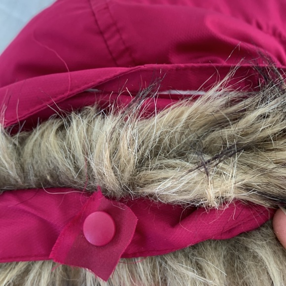 Lands’ End girls’ fleece lined full-length parka size 4-5 - Picture 7 of 8